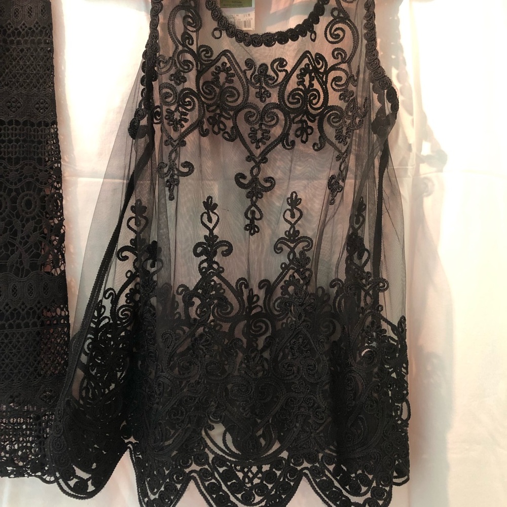 2pc lace skirt set large